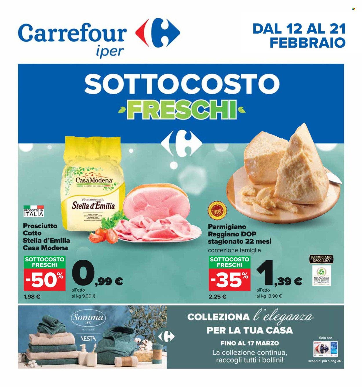 Volantino Carrefour - 12/2/2024 - 21/2/2024. Pagina 1