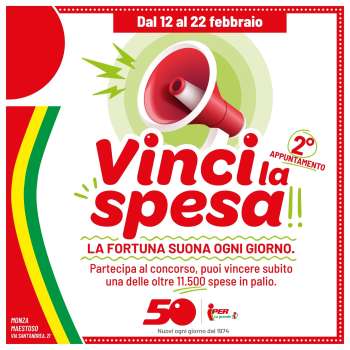 Volantino Iper, La grande i - 12/2/2024 - 22/2/2024.