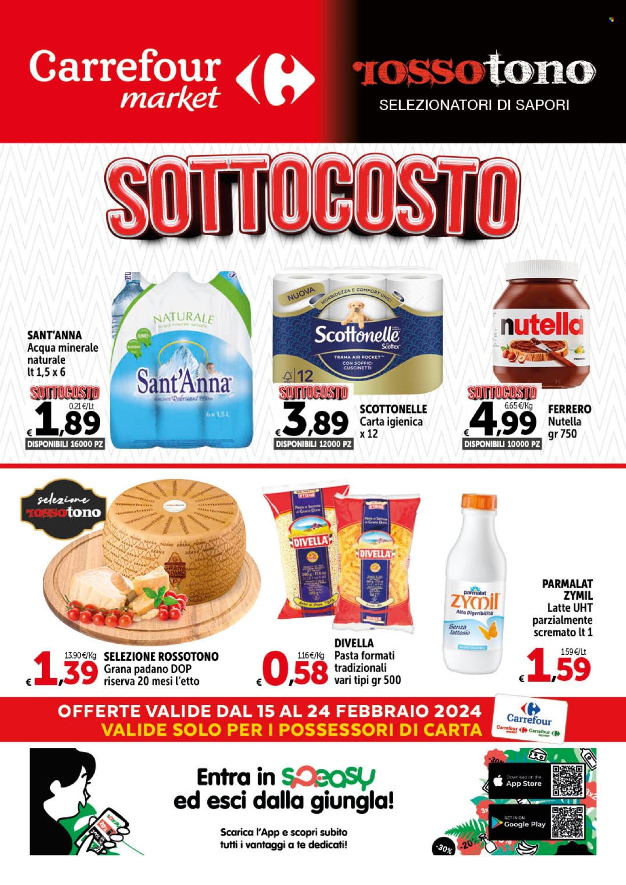 Leták Carrefour - 15.2.2024 - 24.2.2024. Strana 1