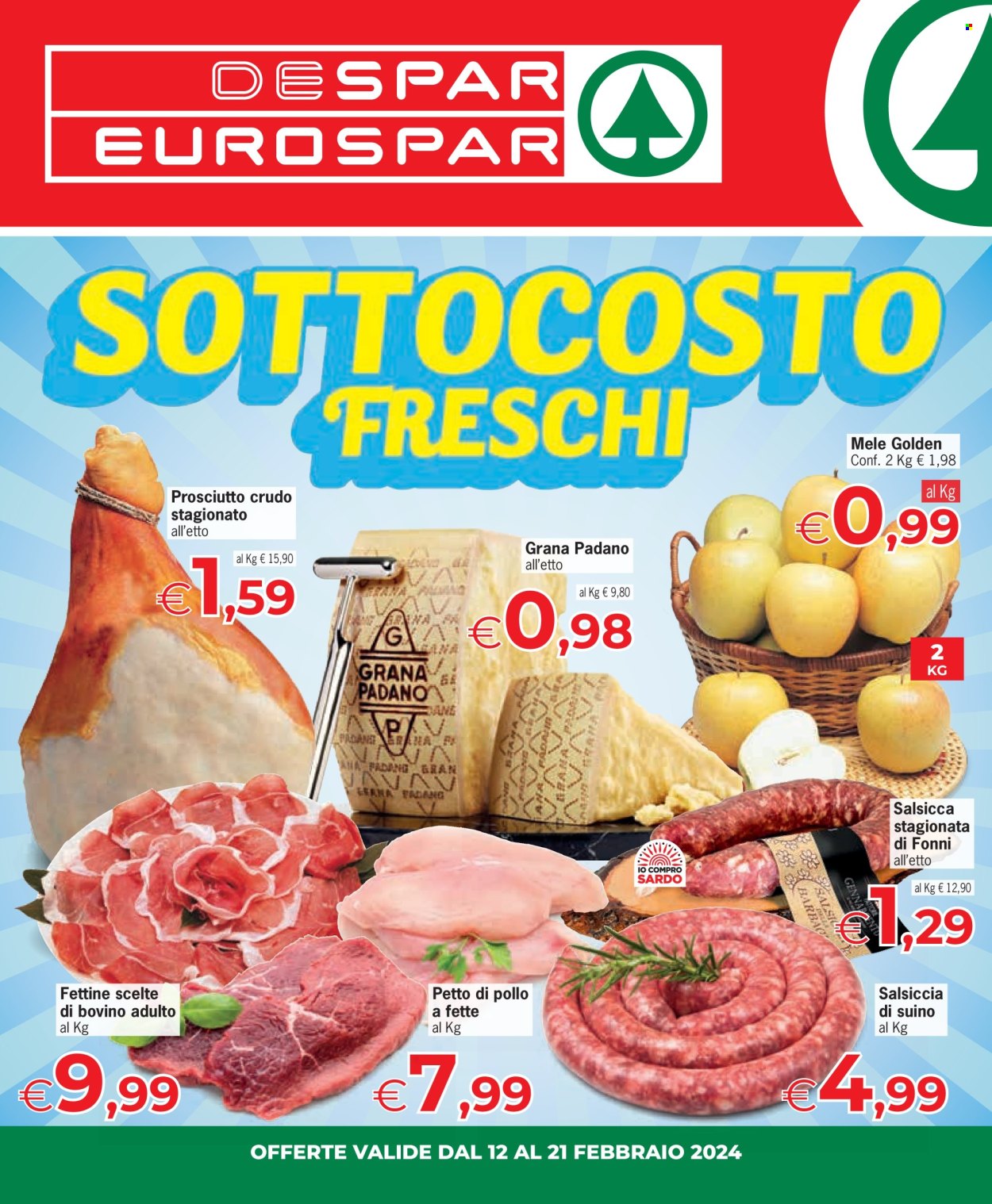 Leták Eurospar - 12.2.2024 - 21.2.2024. Strana 1
