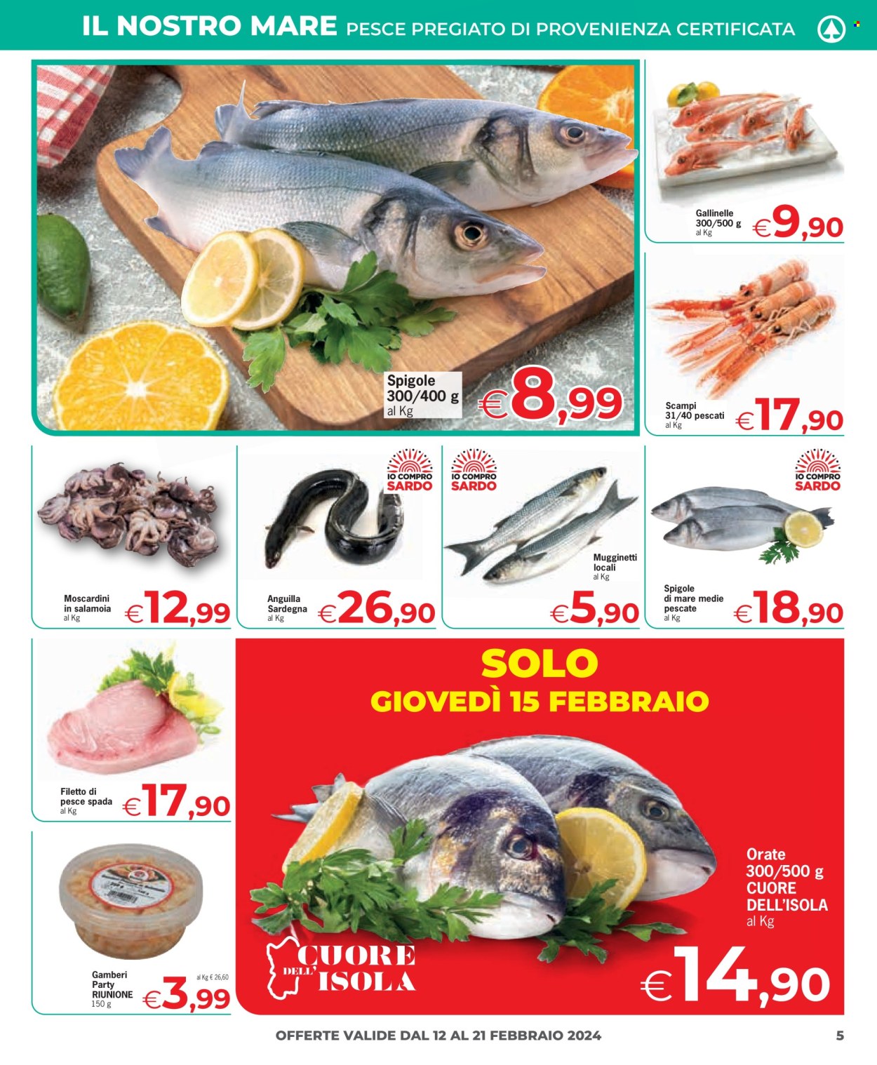 Leták Eurospar - 12.2.2024 - 21.2.2024. Strana 5