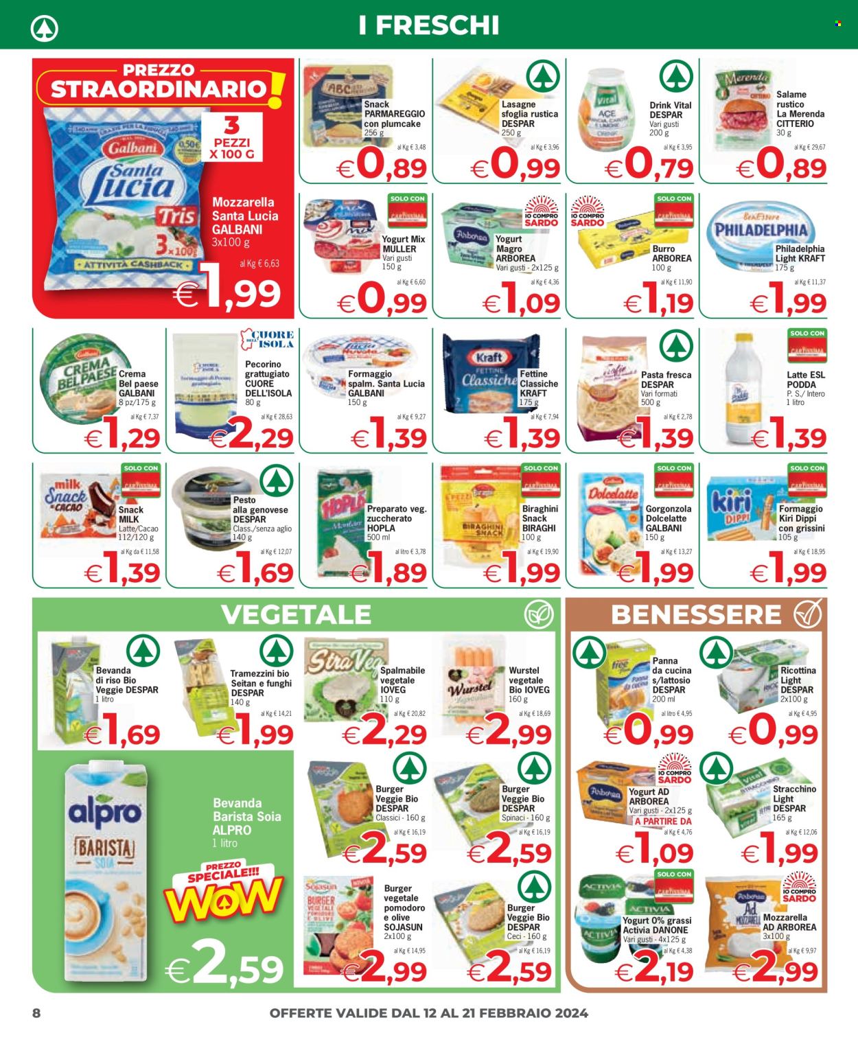 Volantino Eurospar - 12/2/2024 - 21/2/2024. Pagina 8