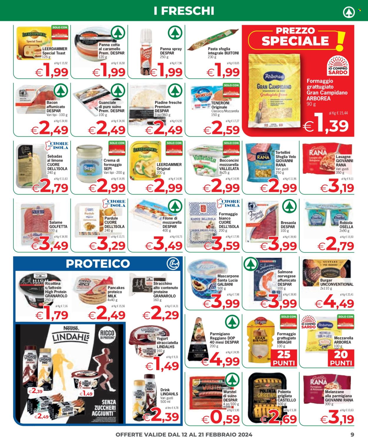 Volantino Eurospar - 12/2/2024 - 21/2/2024. Pagina 9