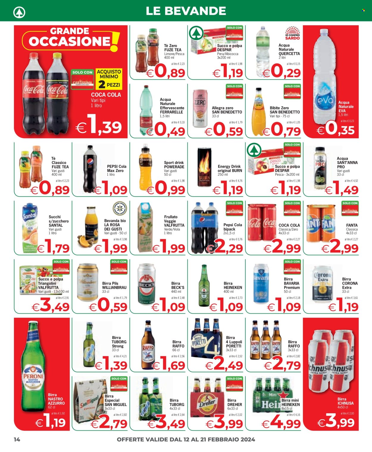 Leták Eurospar - 12.2.2024 - 21.2.2024. Strana 14