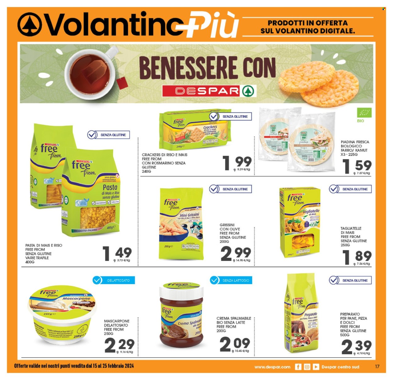 Volantino Eurospar - 15/2/2024 - 25/2/2024. Pagina 17