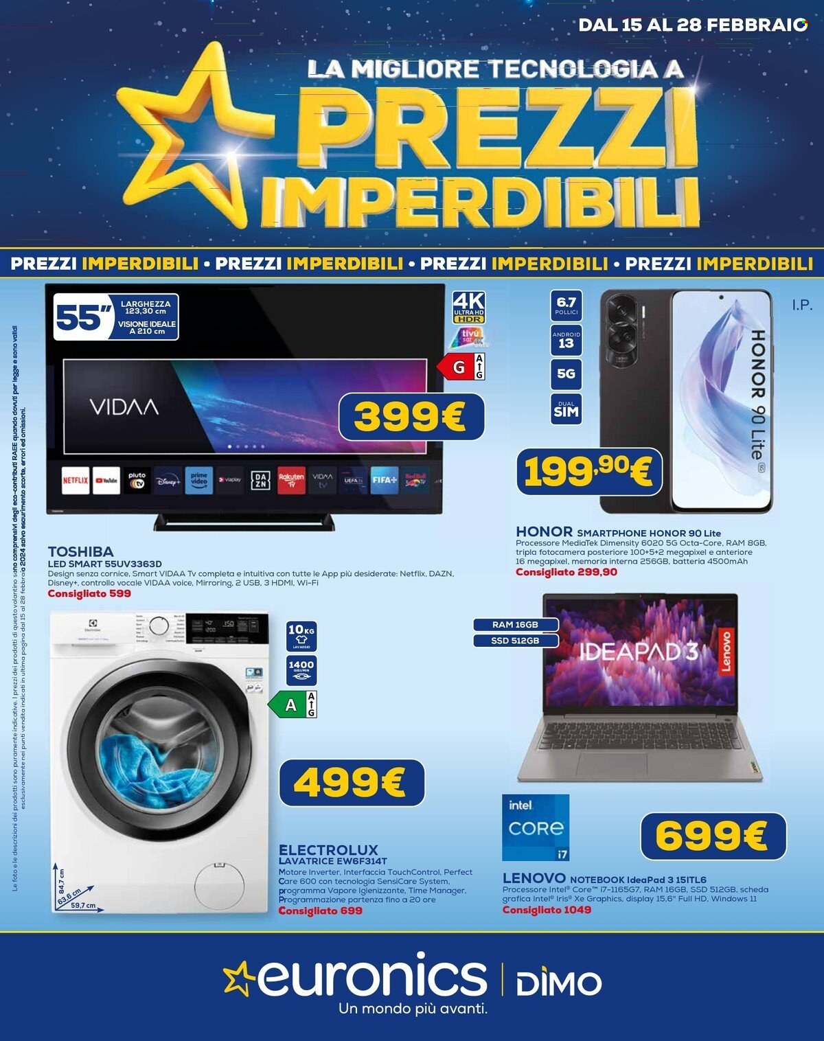 Leták Euronics - 15.2.2024 - 28.2.2024. Strana 1