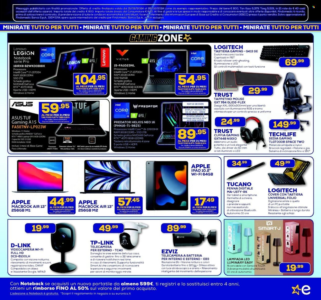 Volantino Euronics - 15/2/2024 - 28/2/2024. Pagina 14