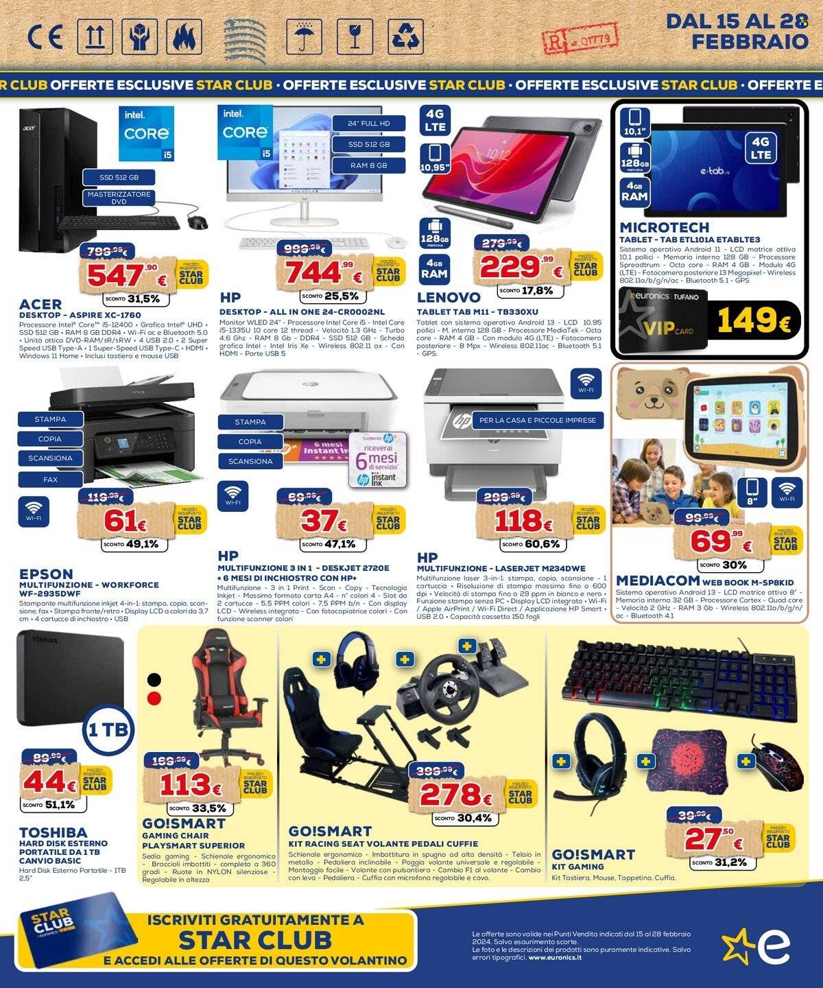 Volantino Euronics - 15/2/2024 - 28/2/2024. Pagina 9