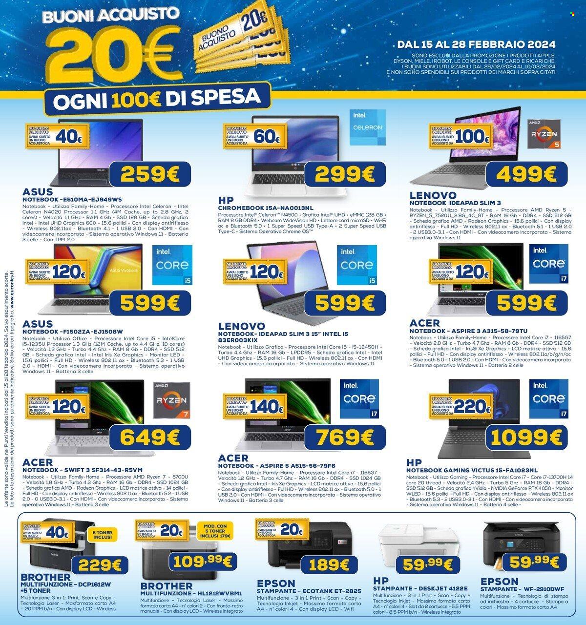 Volantino Euronics - 15/2/2024 - 28/2/2024. Pagina 10