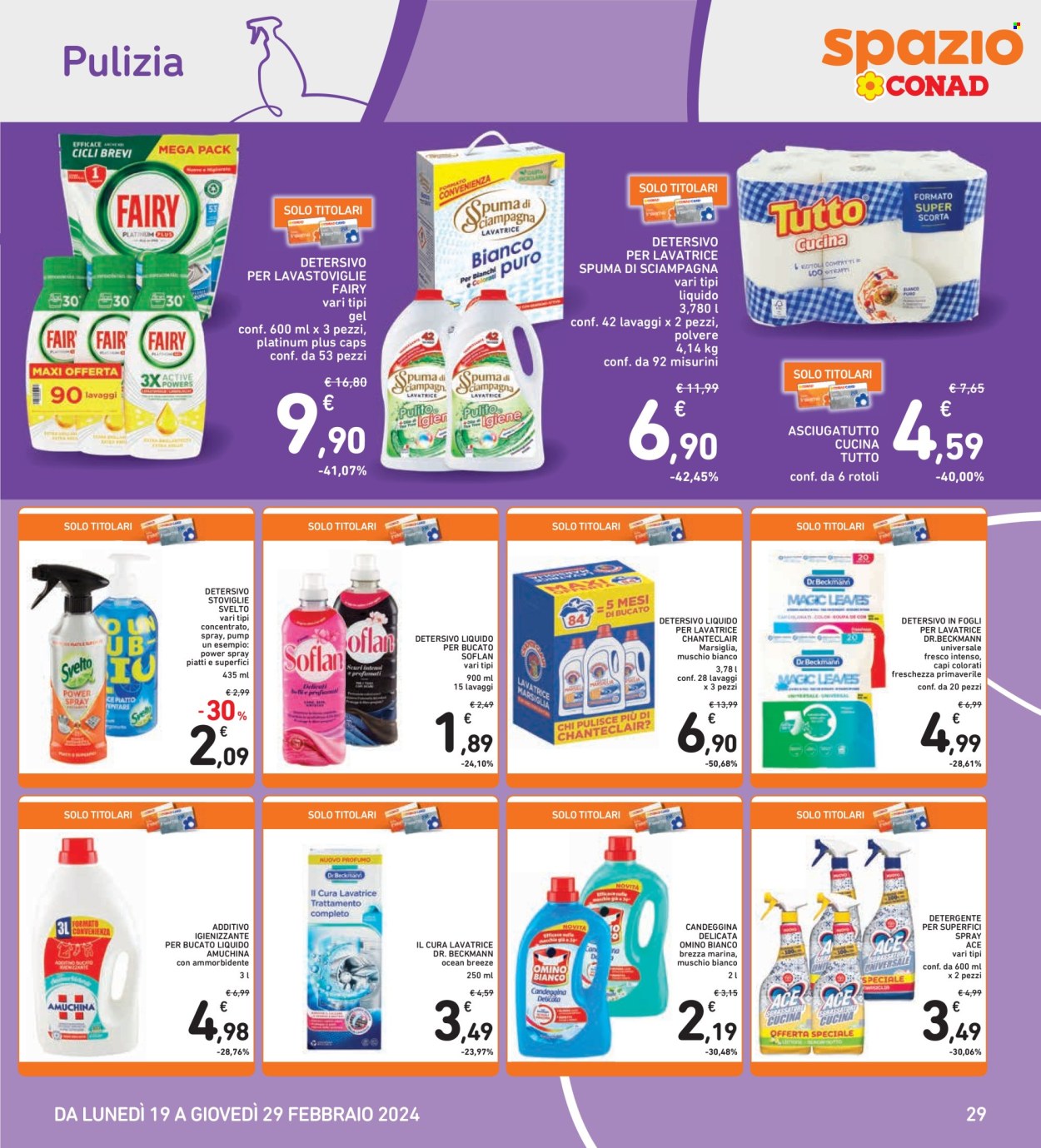 Volantino Spazio Conad - 19/2/2024 - 29/2/2024. Pagina 29