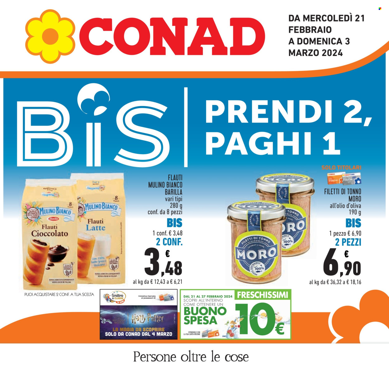 Volantino Conad - 21/2/2024 - 3/3/2024. Pagina 1