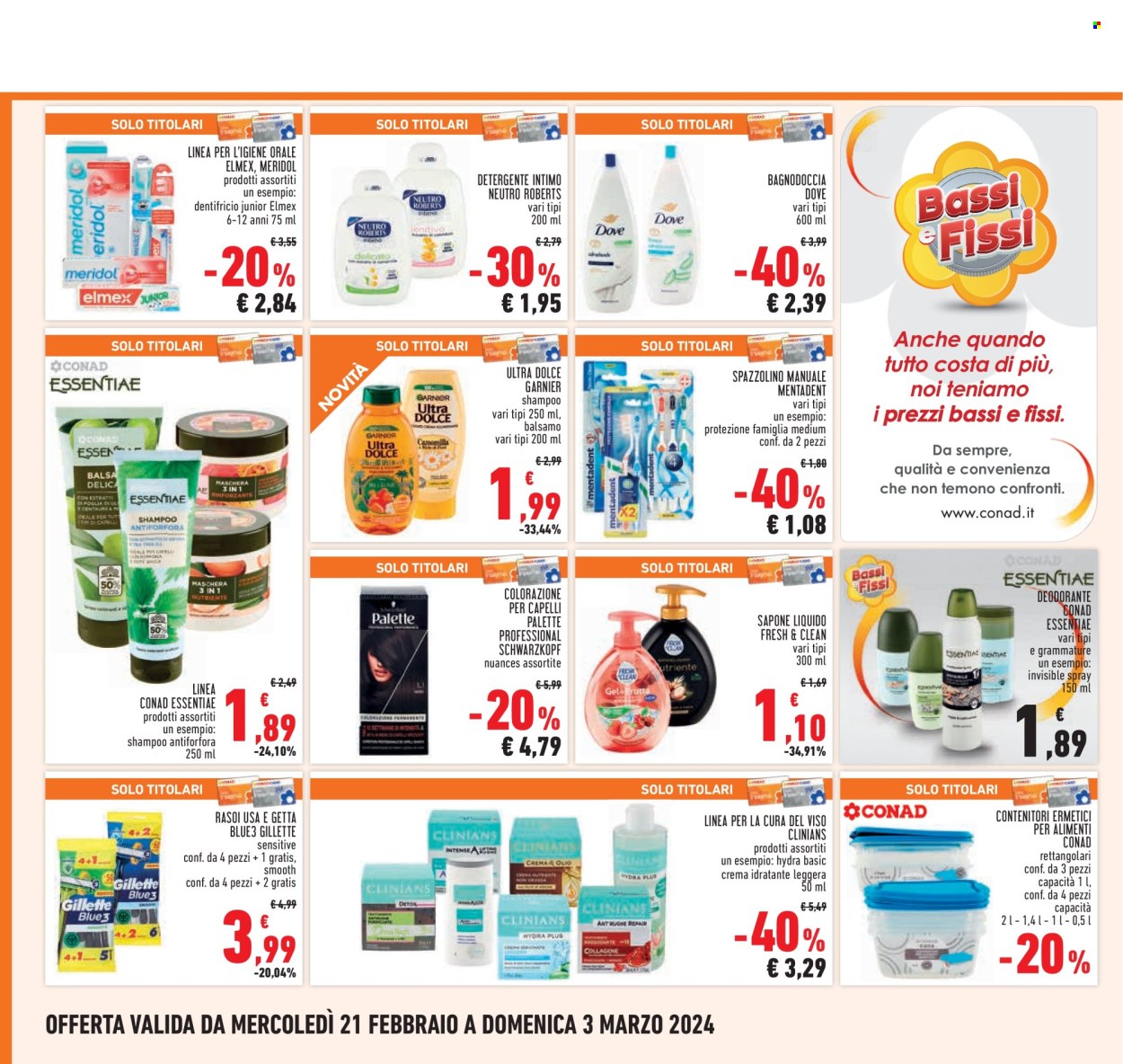 Volantino Conad - 21/2/2024 - 3/3/2024. Pagina 22