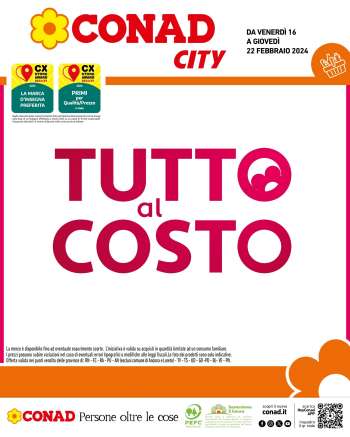 Volantino Conad City - 16/2/2024 - 22/2/2024.