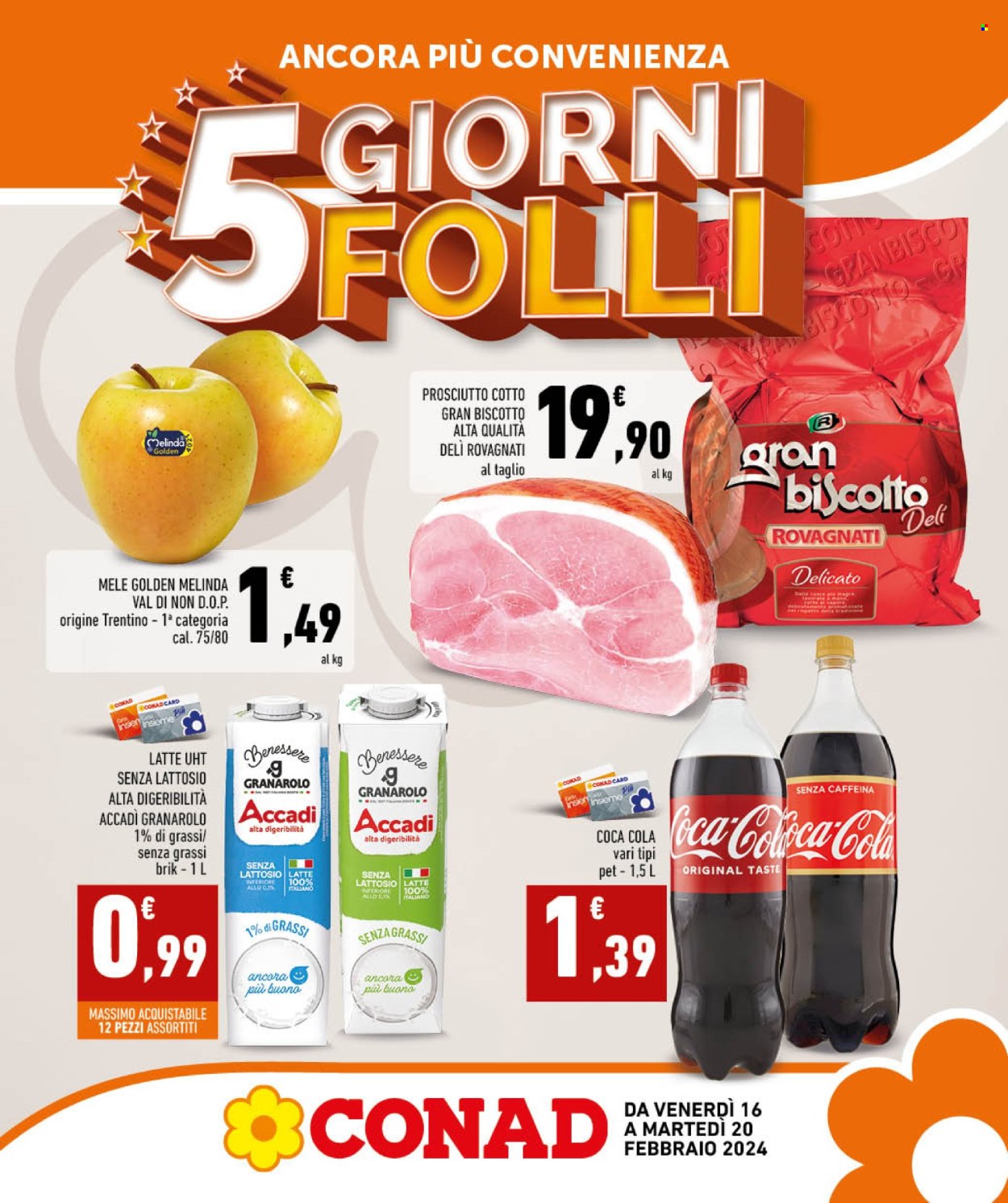 Volantino Conad - 16/2/2024 - 20/2/2024. Pagina 1