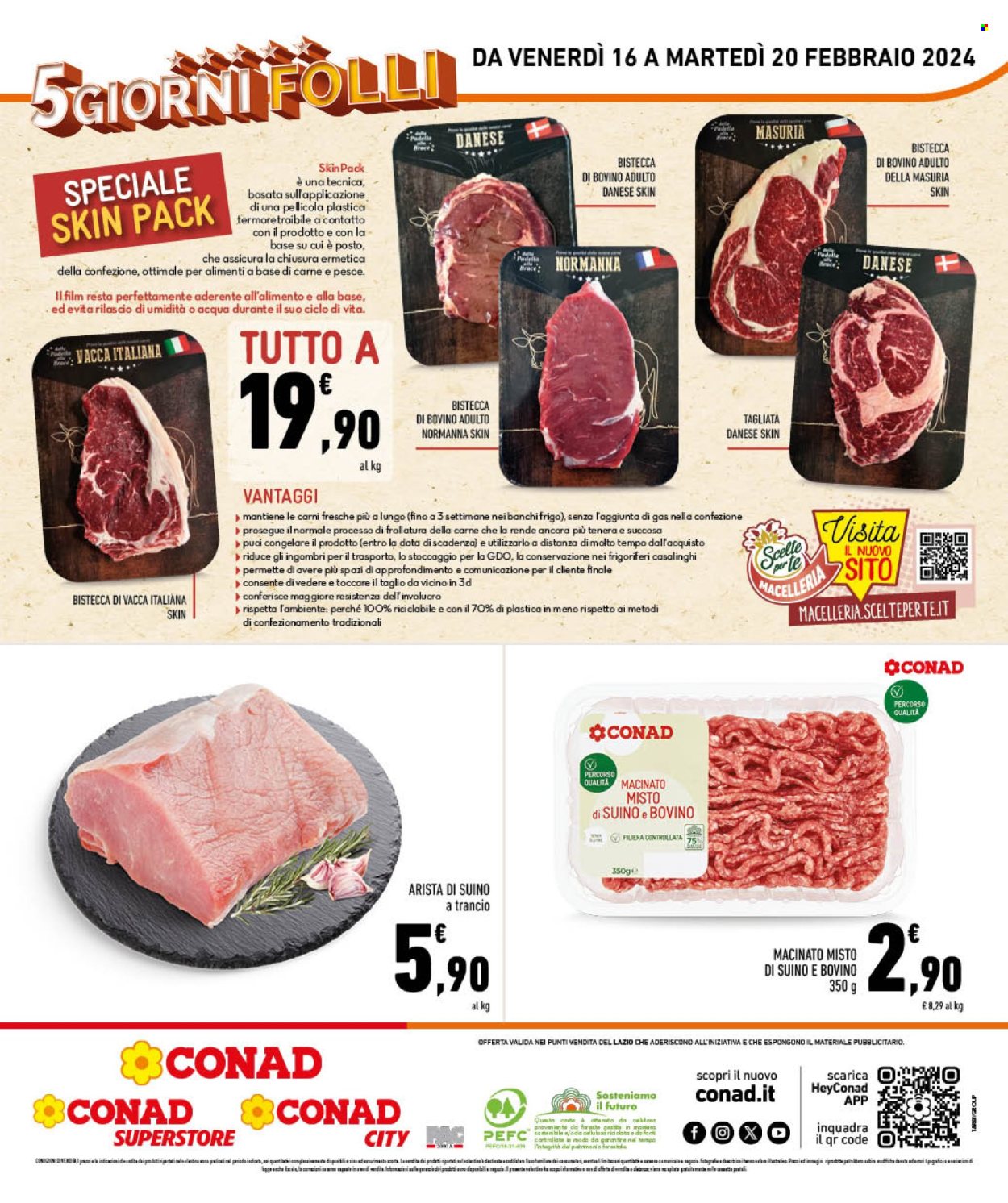 Volantino Conad - 16/2/2024 - 20/2/2024. Pagina 8