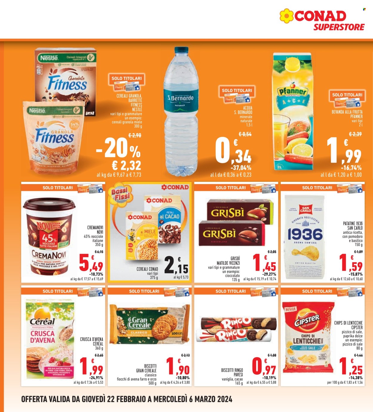 Volantino Conad Superstore - 22/2/2024 - 6/3/2024. Pagina 28