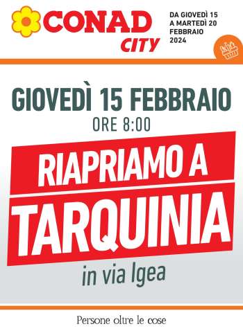 Volantino Conad City - 15/2/2024 - 20/2/2024.