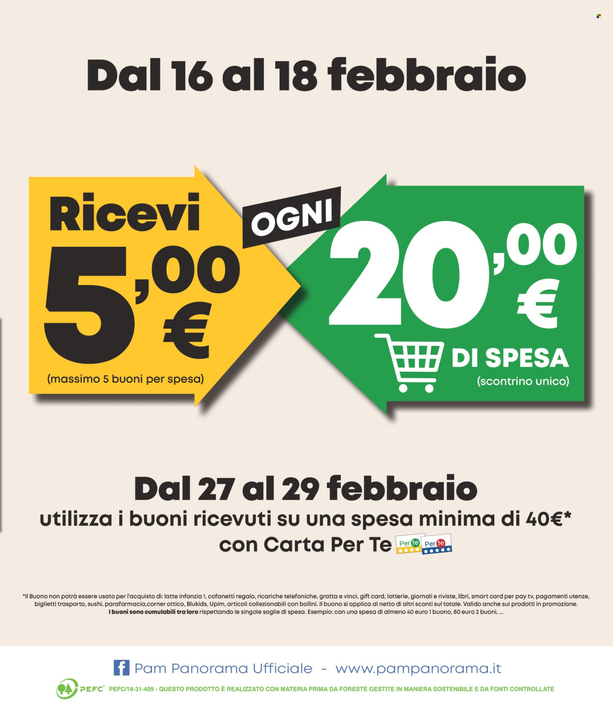 Volantino Panorama - 15/2/2024 - 28/2/2024. Pagina 4