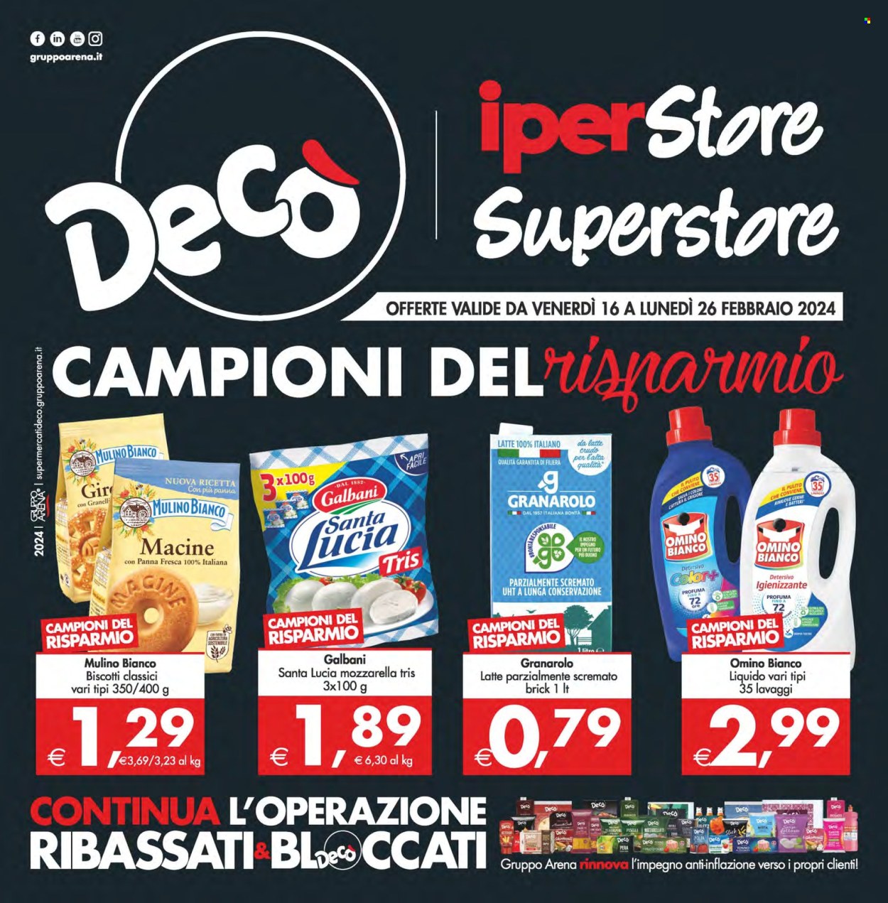 Volantino Deco - 16/2/2024 - 26/2/2024. Pagina 1