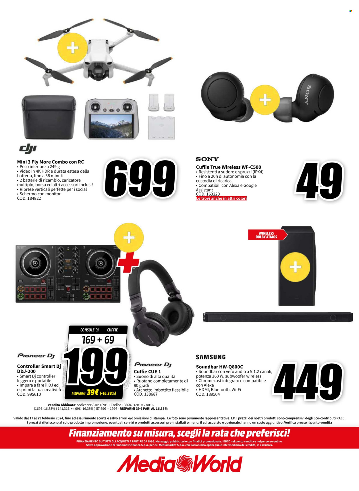Volantino MediaWorld - 17/2/2024 - 29/2/2024. Pagina 8