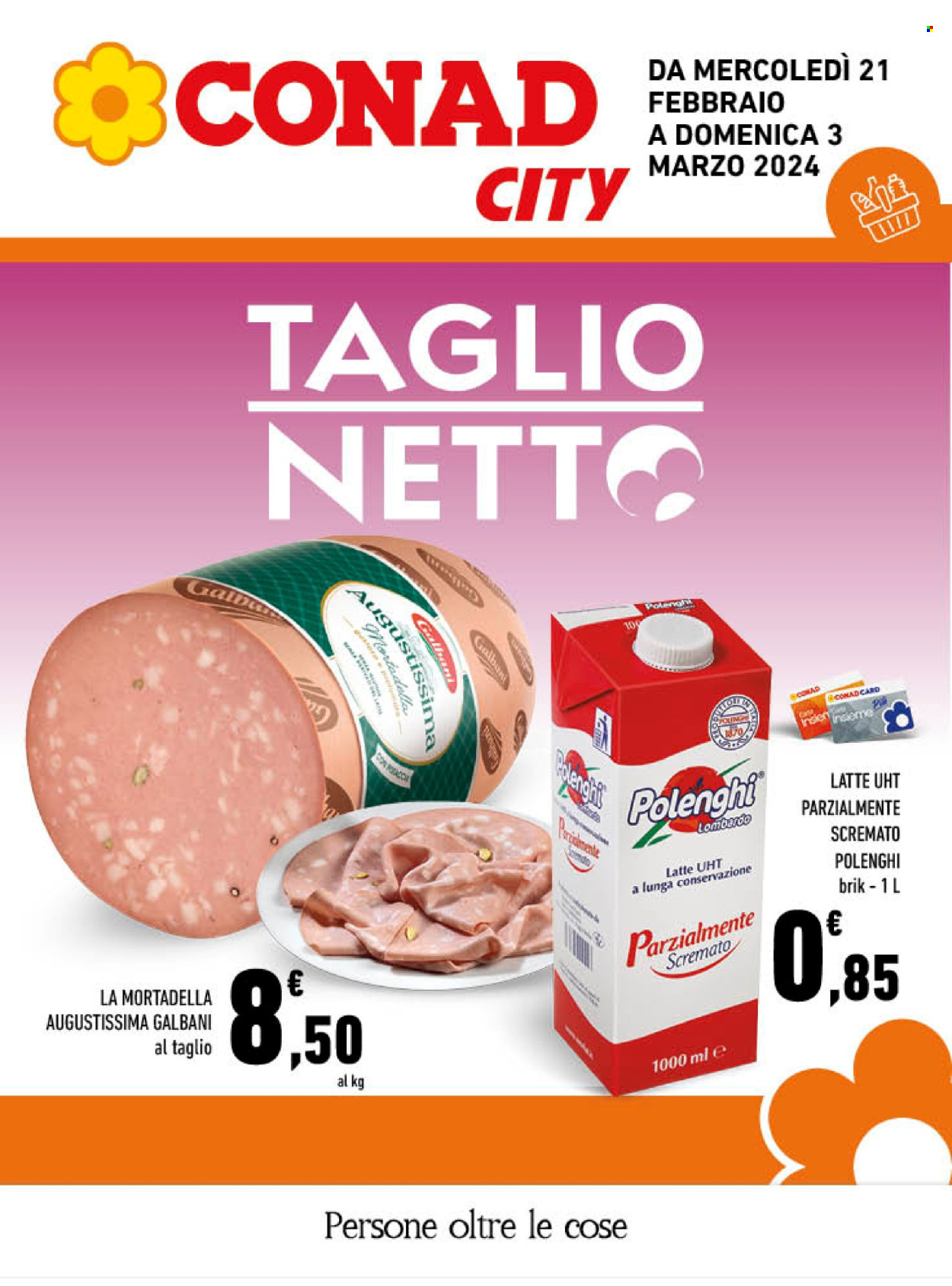 Leták Conad - 21.2.2024 - 3.3.2024. Strana 1