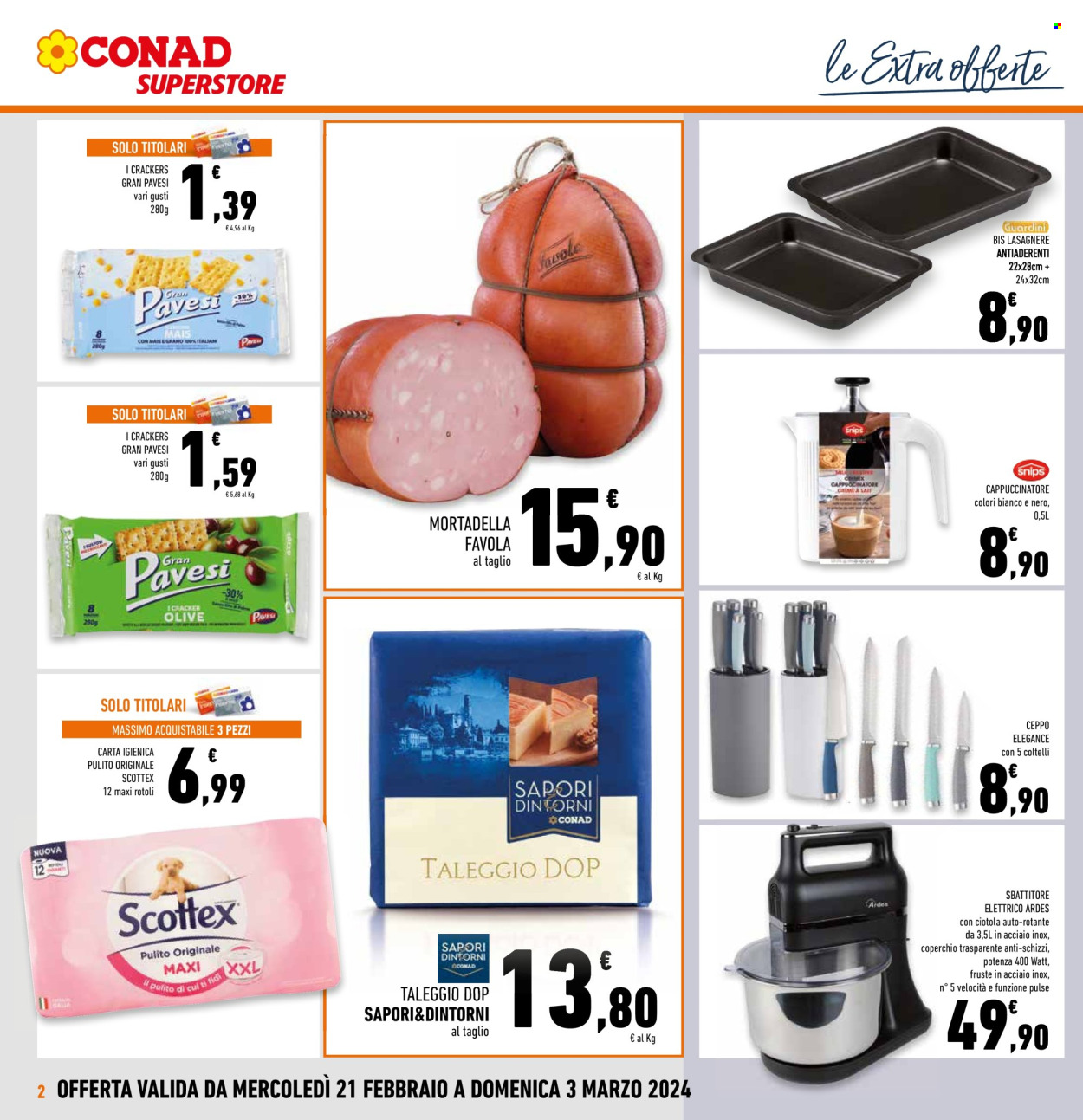 Volantino Conad Superstore - 21/2/2024 - 3/3/2024. Pagina 2
