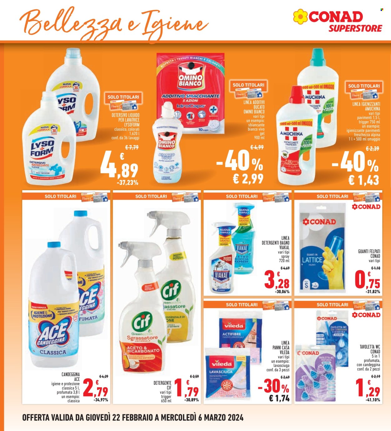 Volantino Conad Superstore - 22/2/2024 - 6/3/2024. Pagina 32