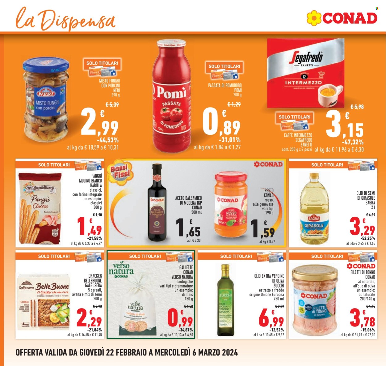 Volantino Conad - 22/2/2024 - 6/3/2024. Pagina 18