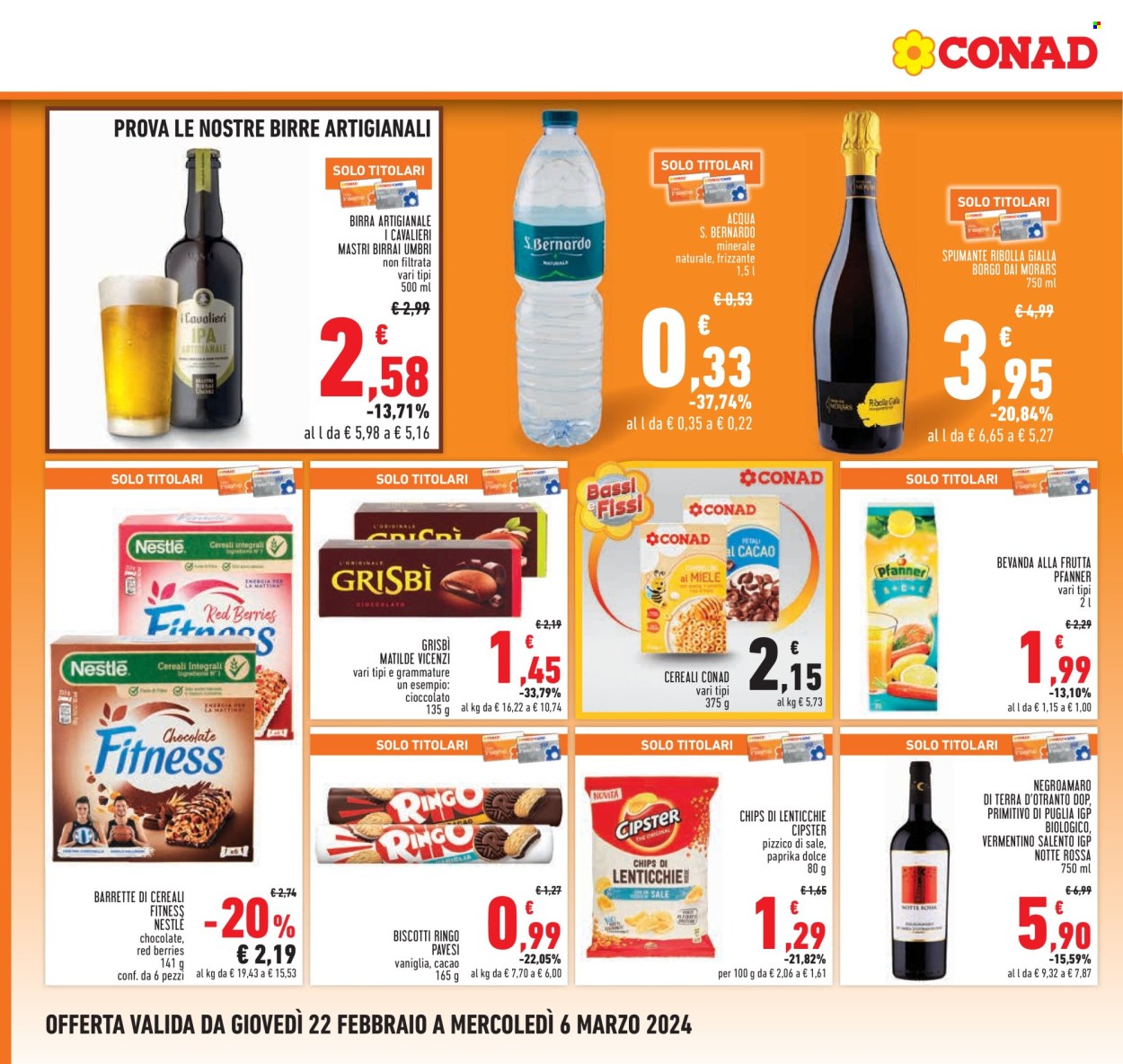 Volantino Conad - 22/2/2024 - 6/3/2024. Pagina 20