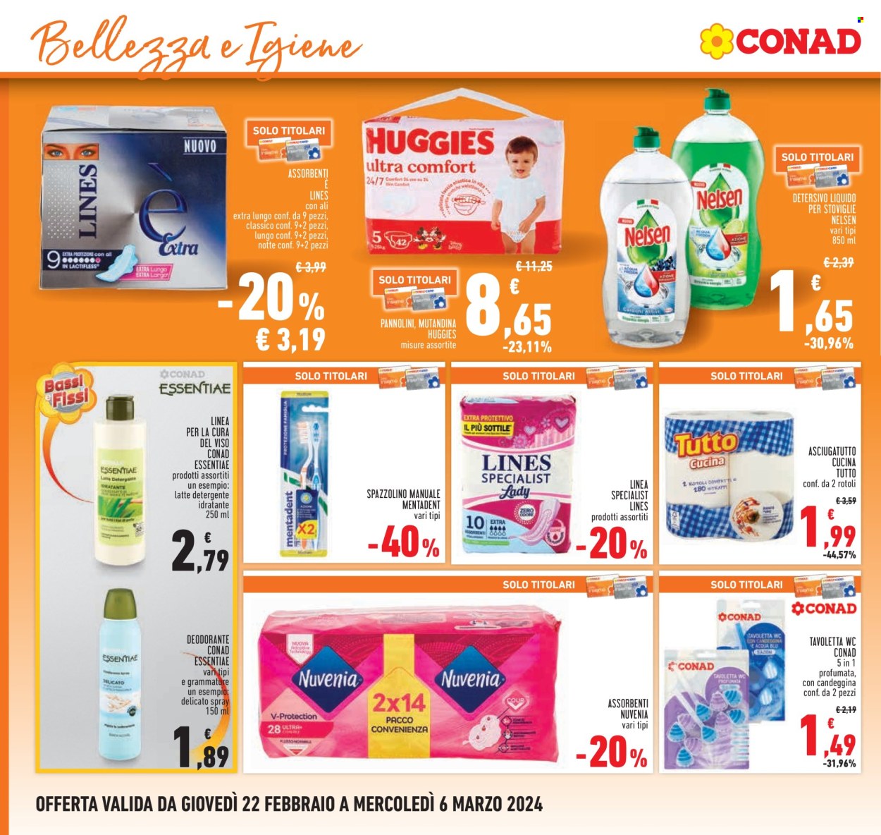Volantino Conad - 22/2/2024 - 6/3/2024. Pagina 22