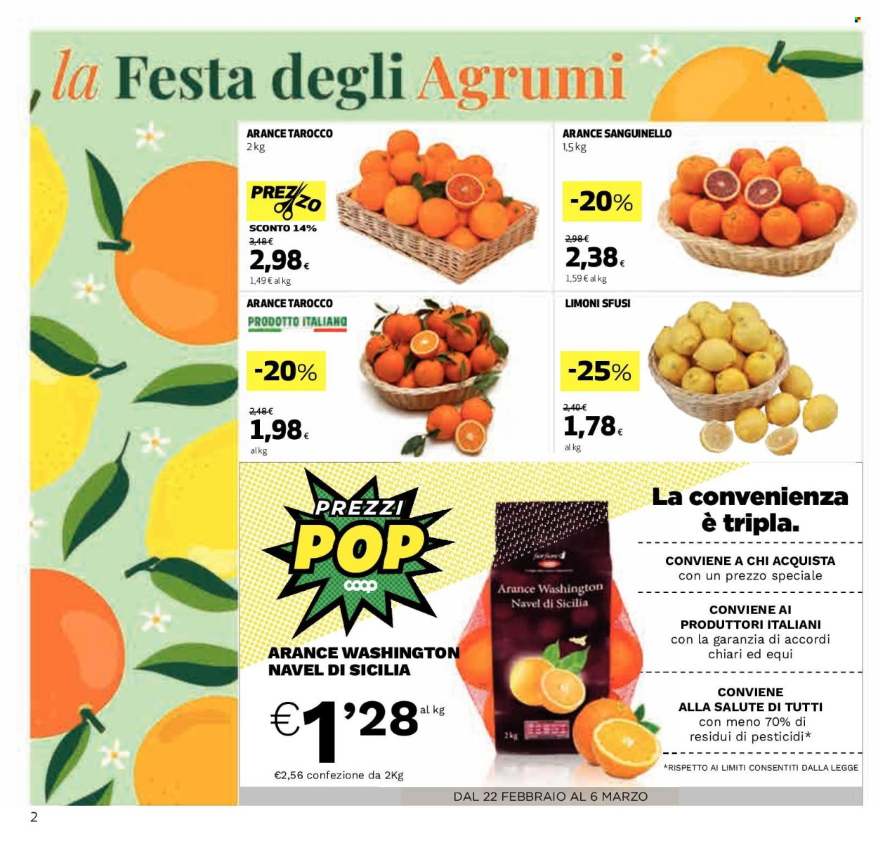 Leták Coop - 22.2.2024 - 6.3.2024. Strana 2