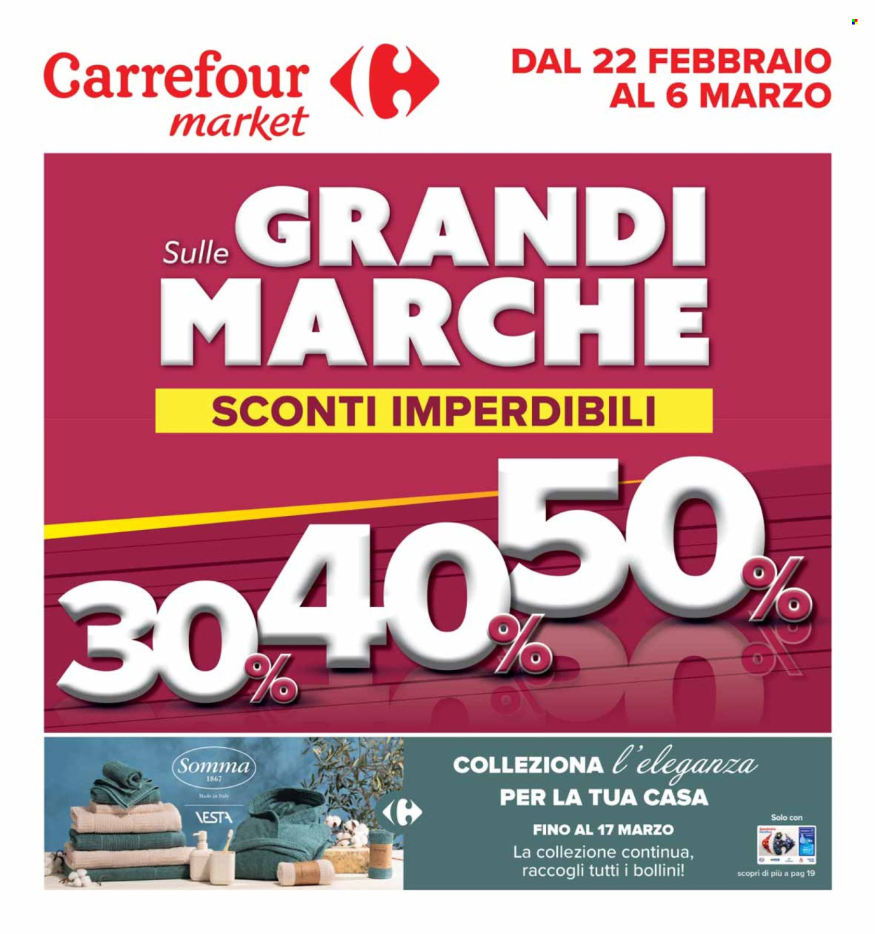 Volantino Carrefour - 22/2/2024 - 6/3/2024. Pagina 1