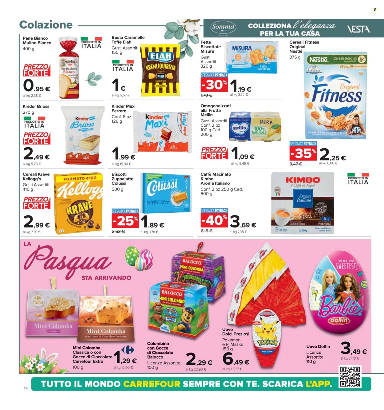 Volantino Carrefour - 22/2/2024 - 6/3/2024. Pagina 14