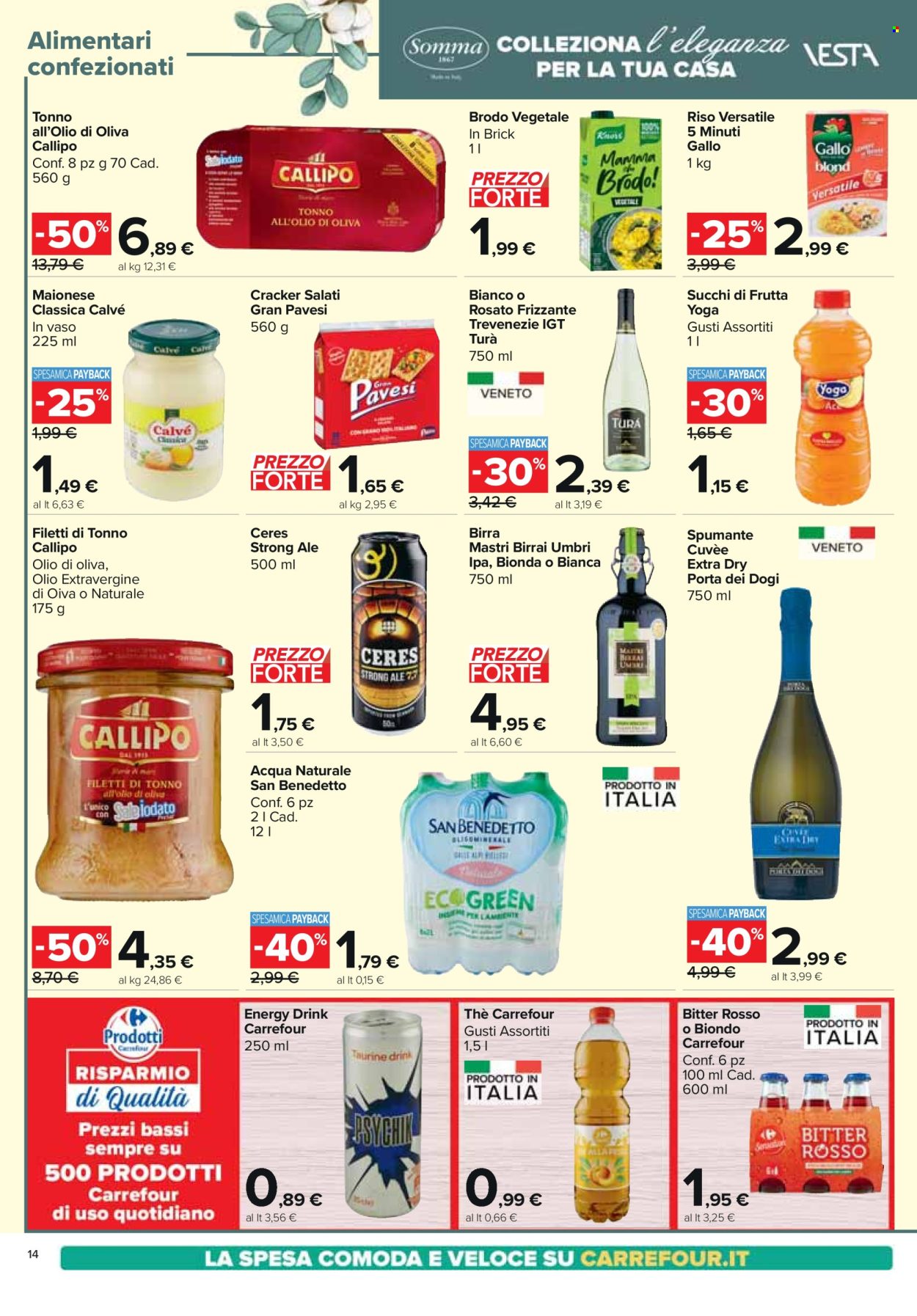 Volantino Carrefour - 22/2/2024 - 6/3/2024. Pagina 14