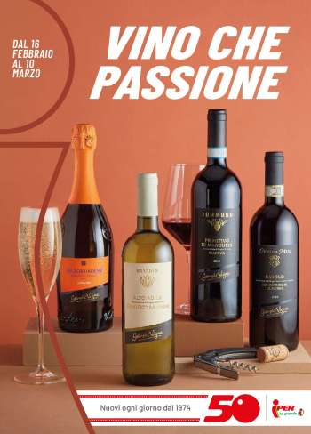 Volantino Iper, La grande i - 16/2/2024 - 10/3/2024.