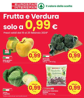 Volantino Eurospar - 19/2/2024 - 25/2/2024.