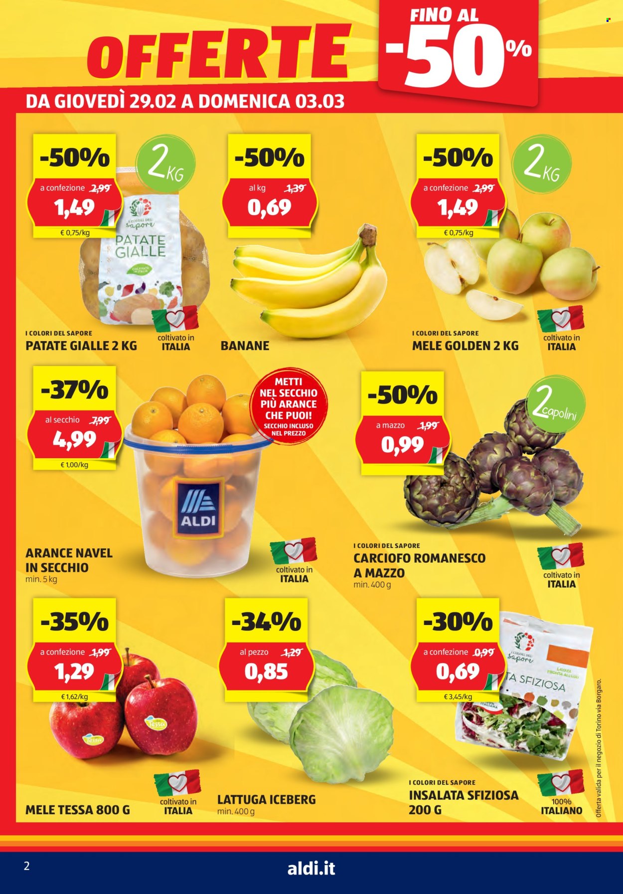 Volantino Aldi - 29/2/2024 - 9/3/2024. Pagina 2