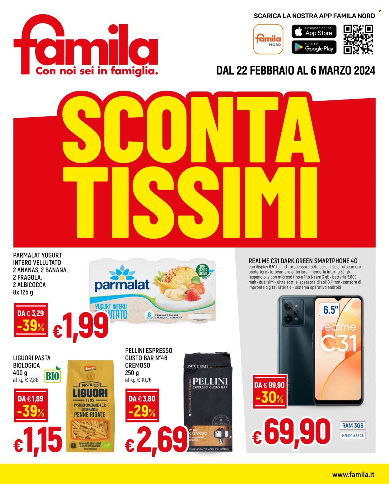 Volantino Famila - 22/2/2024 - 6/3/2024. Pagina 1