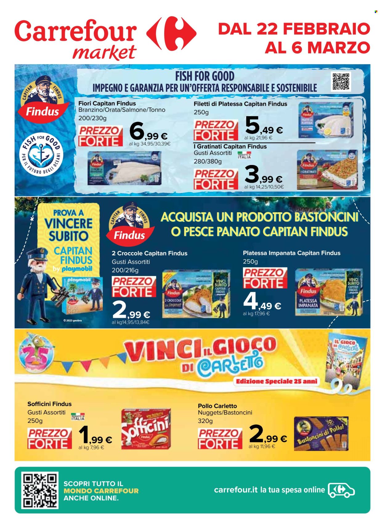 Volantino Carrefour - 22/2/2024 - 6/3/2024. Pagina 1