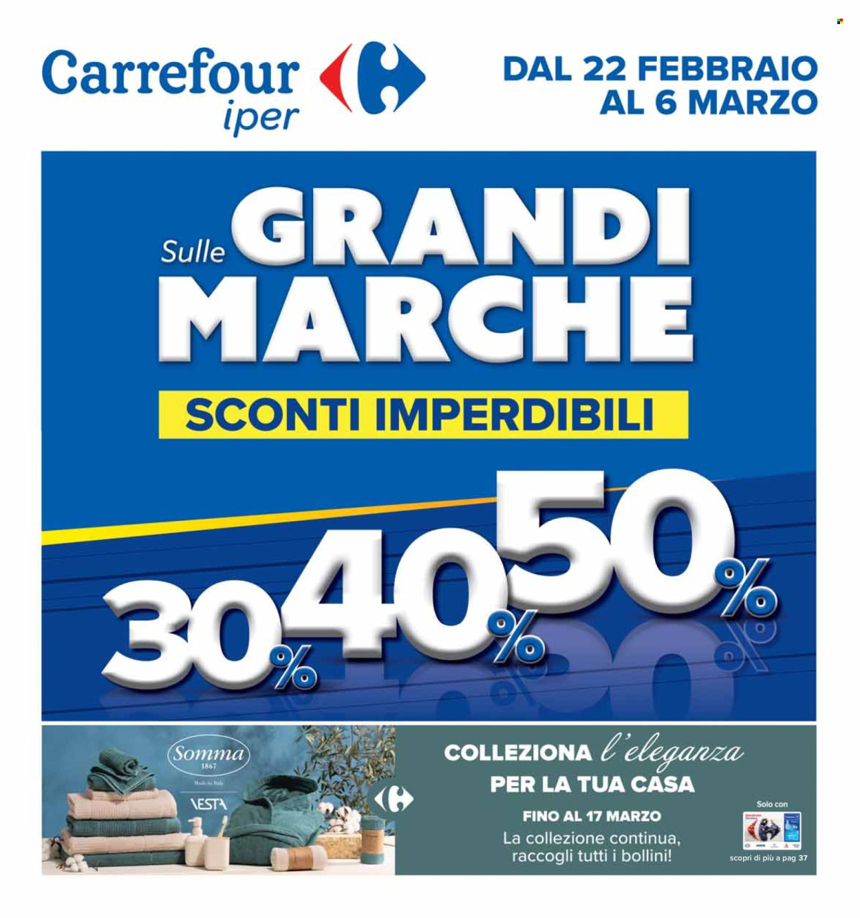 Volantino Carrefour - 22/2/2024 - 6/3/2024. Pagina 1