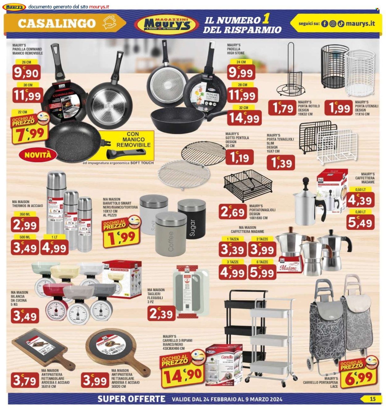 Volantino Maury's - 24/2/2024 - 9/3/2024. Pagina 15