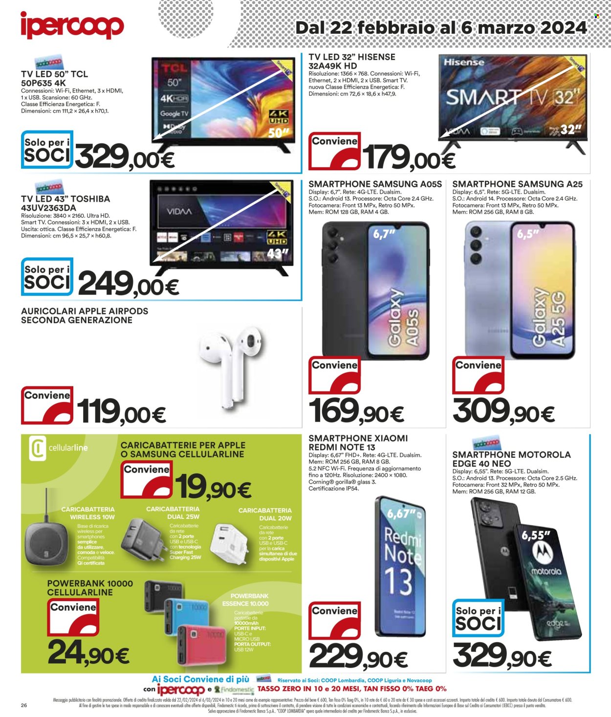 Volantino Coop - 22/2/2024 - 6/3/2024. Pagina 26