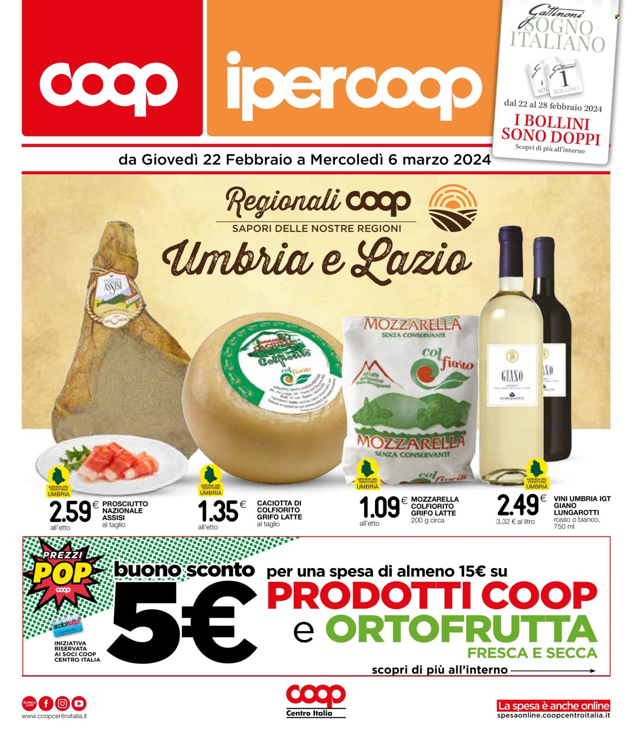 Leták Coop - 22.2.2024 - 6.3.2024. Strana 1
