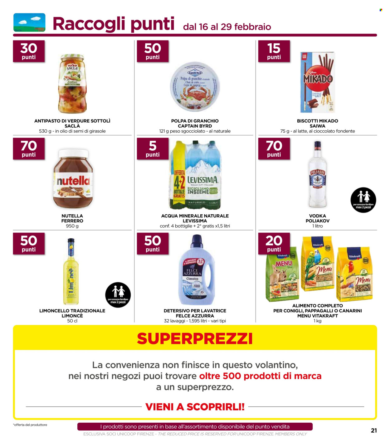 Volantino Coop - 22/2/2024 - 6/3/2024. Pagina 21
