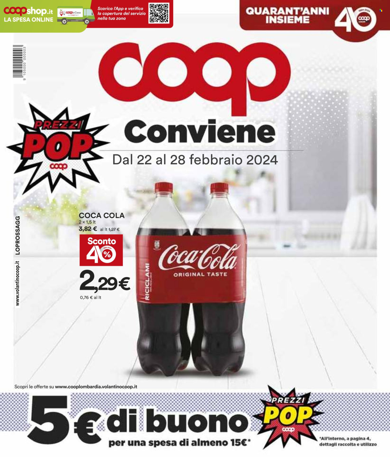 Leták Coop - 22.2.2024 - 28.2.2024. Strana 1