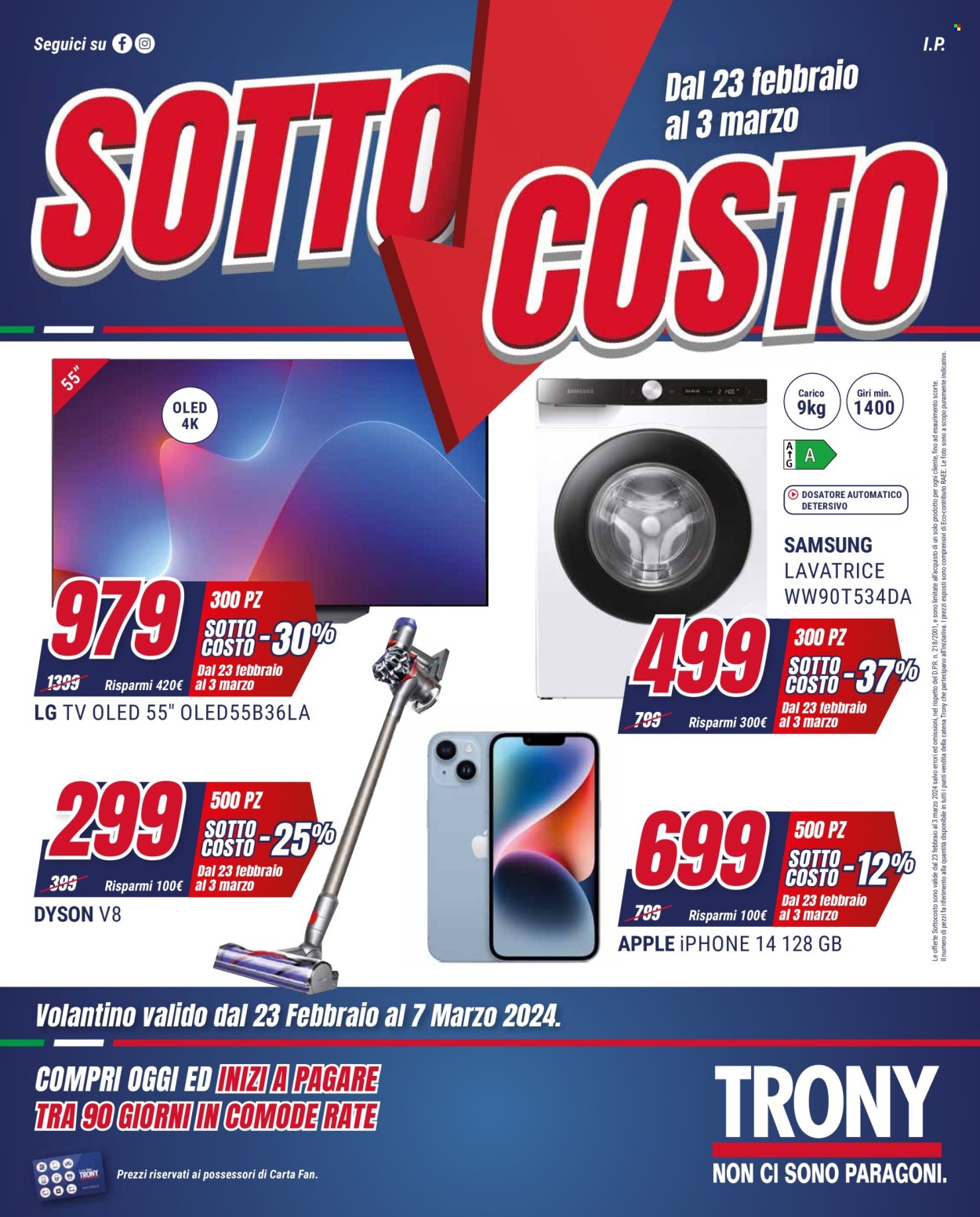 Volantino Trony - 23/2/2024 - 7/3/2024. Pagina 1
