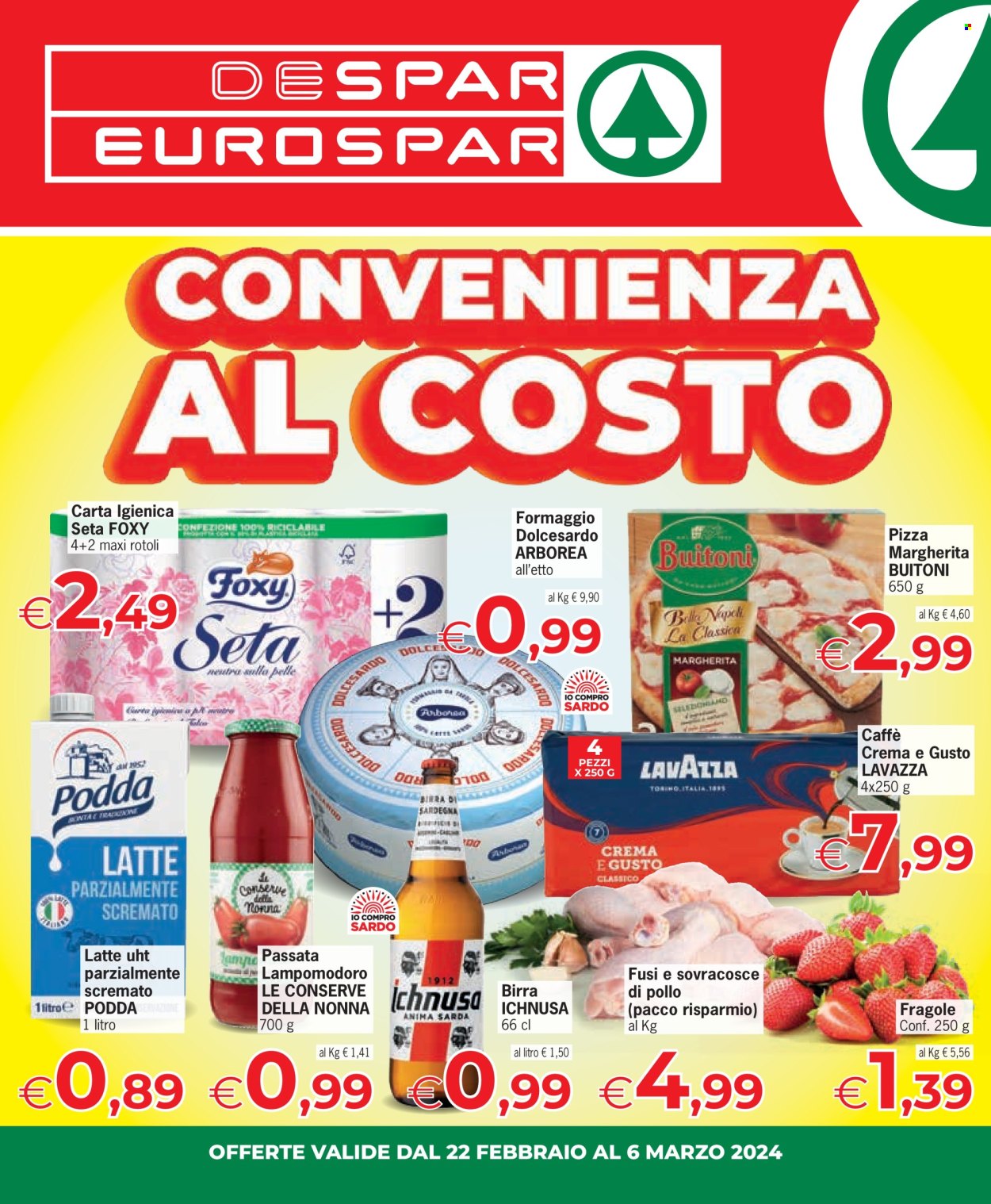 Volantino Eurospar - 22/2/2024 - 6/3/2024. Pagina 1