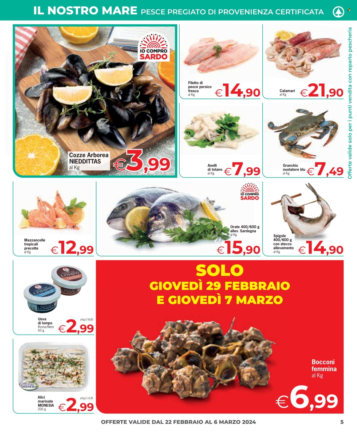 Volantino Eurospar - 22/2/2024 - 6/3/2024. Pagina 5