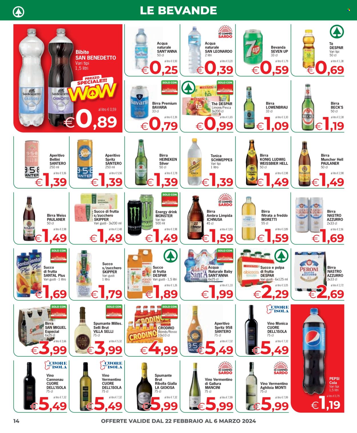 Leták Eurospar - 22.2.2024 - 6.3.2024. Strana 14