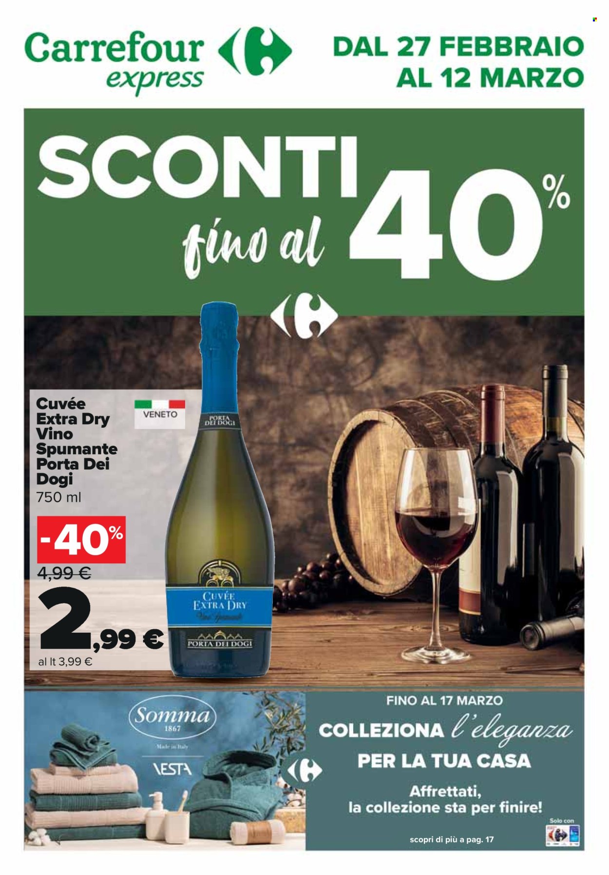Volantino Carrefour - 27/2/2024 - 12/3/2024. Pagina 1